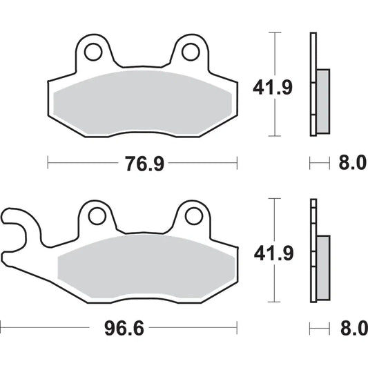 Pastillas de freno sinterizadas si offroad