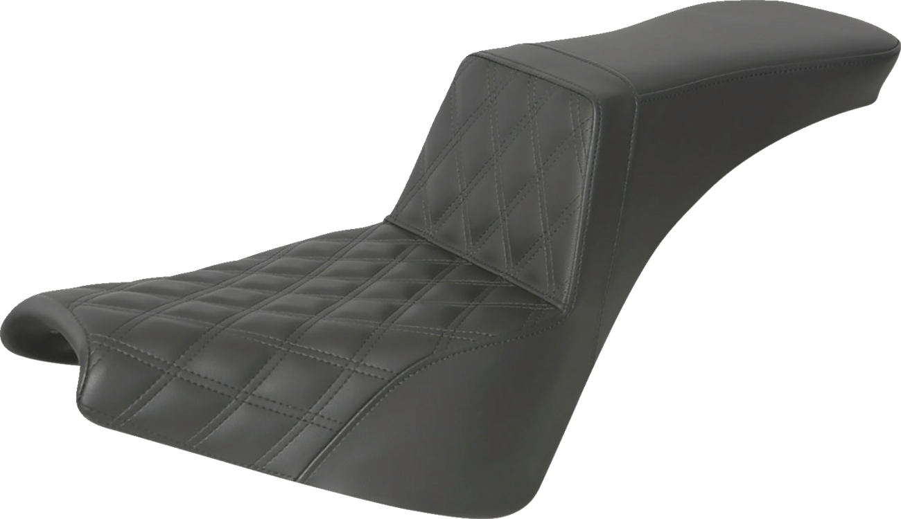 Asiento elevado: costura de celosía delantera