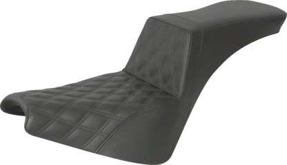 Asiento elevado: costura de celosía delantera