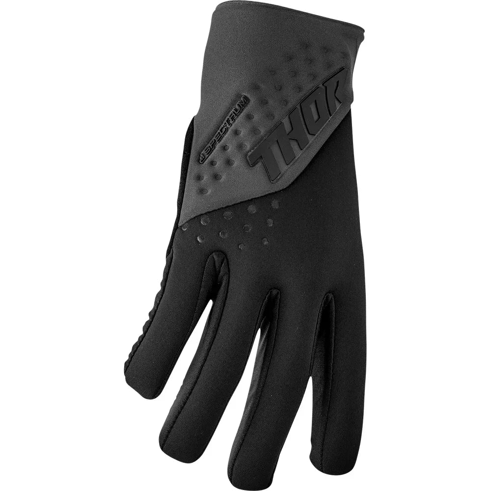 Guantes spectrum para clima frío en negro/carbón