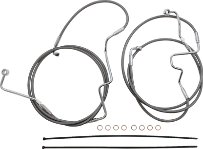 Kit de instalación de manillar XR - Kit de instalación de manillar XR - Colgadores Ape de 15"-17" - FLHRXS '21-'24 - Acero inoxidable/cromo