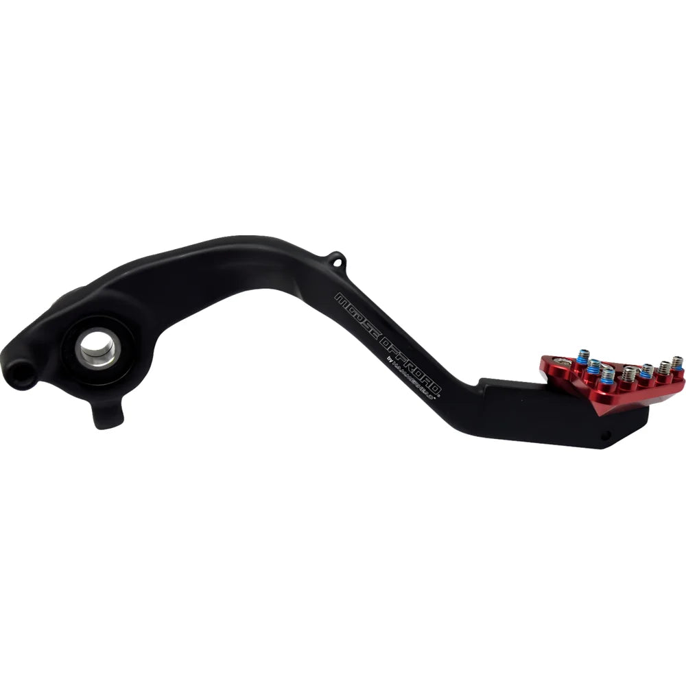 Moose Offroad Rear Brake Pedal Red
