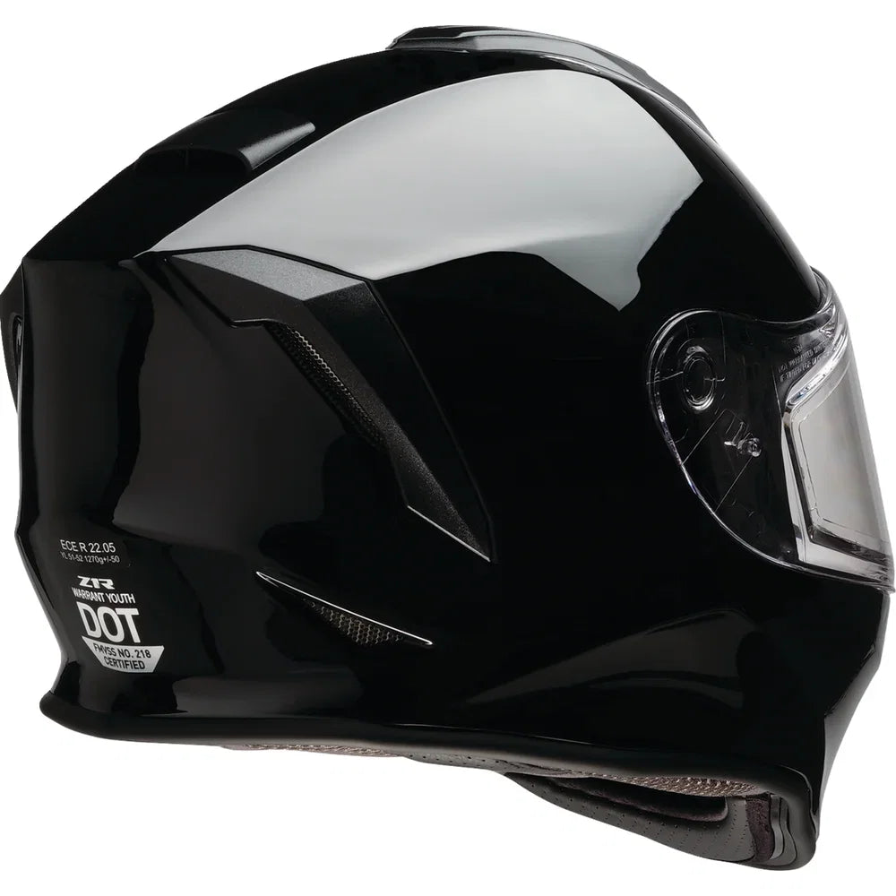 Casco de nieve con orden judicial juvenil