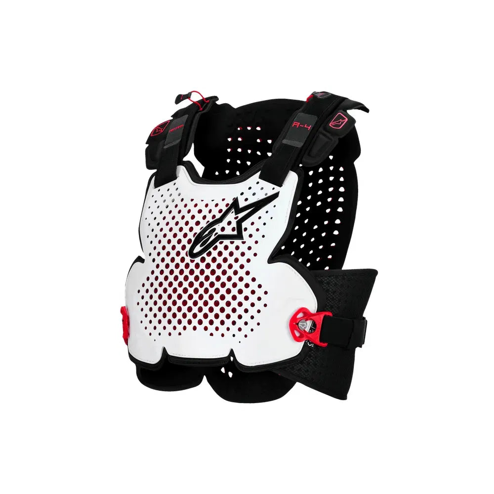 Protector de Pecho Alpinestars A-4 Plasma – Negro/Rojo/Blanco