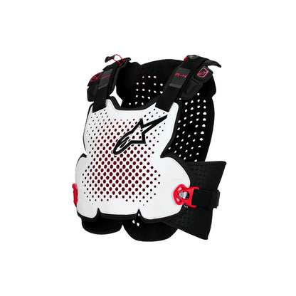 Protector de Pecho Alpinestars A-4 Plasma – Negro/Rojo/Blanco