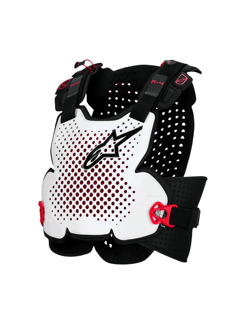 Protector de Pecho Alpinestars A-4 Plasma – Negro/Rojo/Blanco
