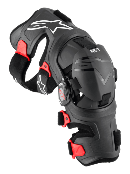 Rodilleras Alpinestars RK-7 Plasma – Negro/Rojo