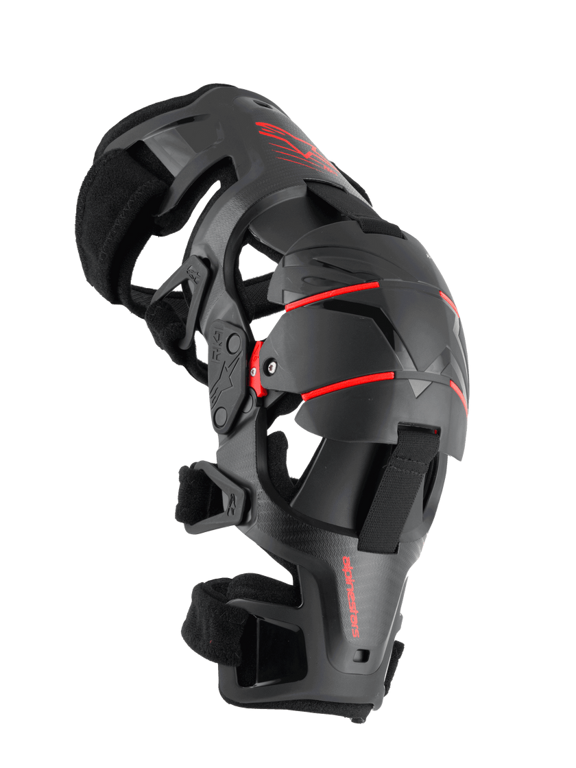 Rodilleras Alpinestars RK-1 Plasma – Negro/Rojo