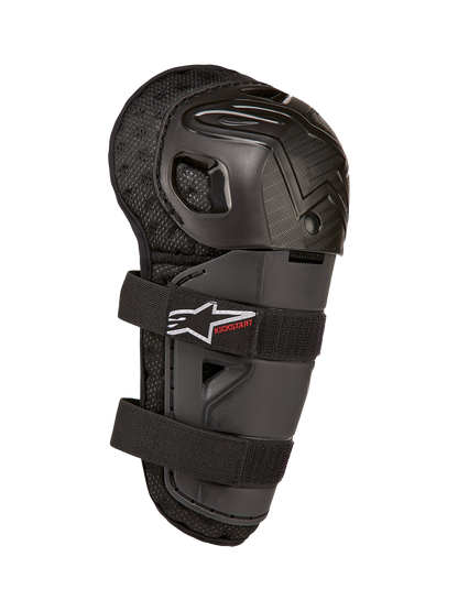 Rodilleras para niño Alpinestars Bionic Action Kickstart - negro/rojo