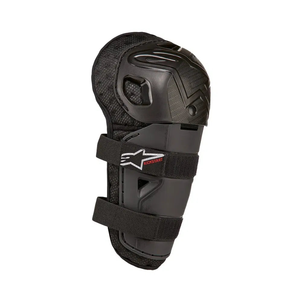 Rodilleras para niño Alpinestars Bionic Action Kickstart - negro/rojo