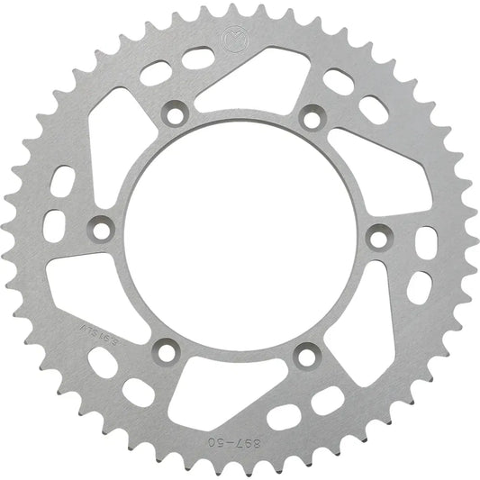 Corona Trasera Aluminio - Corona Trasera - Aluminio - 50 Dientes - Plata - Husaberg/Husqvarna/KTM