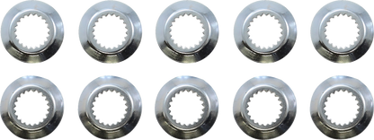Kit de arandela/anillo elástico del contraeje - Arandela del contraeje - Paquete de 10 - Kawasaki/Yamaha