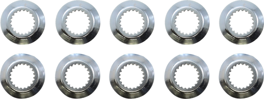 Kit de arandela/anillo elástico del contraeje - Arandela del contraeje - Paquete de 10 - Kawasaki/Yamaha