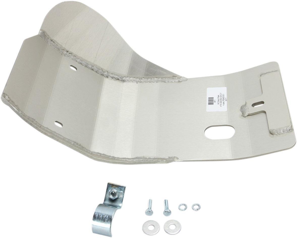 Protector de bajos de aluminio — Protector de bajos - Protector de bajos - Plata - Husqvarna/KTM