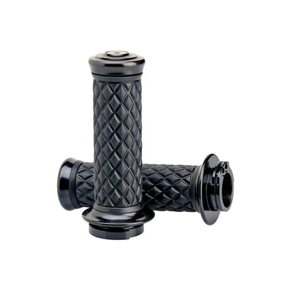 PUños Biltwell Alumicore 1" chicotes - negro