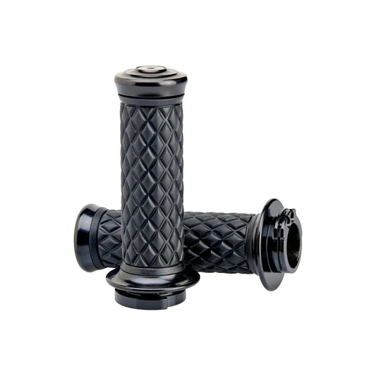 PUños Biltwell Alumicore 1" chicotes - negro