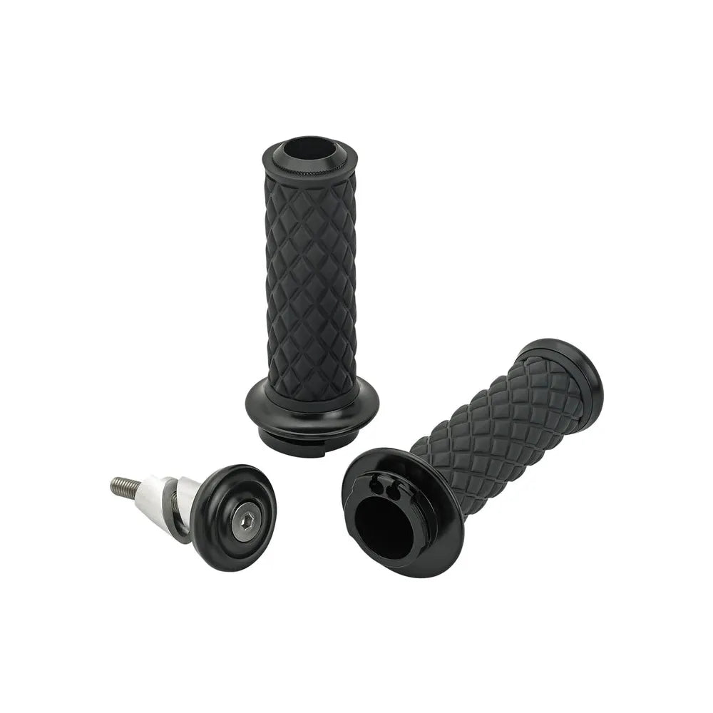 PUños Biltwell Alumicore 1" chicotes - negro