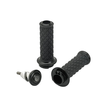 PUños Biltwell Alumicore 1" chicotes - negro