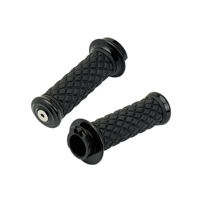 PUños Biltwell Alumicore 1" chicotes - negro