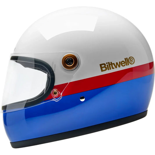 Casco gringo s apex blanco/rojo/azul