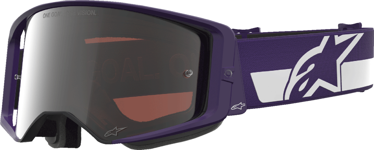 Lentes Supertech Limited Edition Hunta 96 XXV - Lentes Supertech - Hunta 96 XXV - Púrpura/Blanco - Lente de espejo plateada