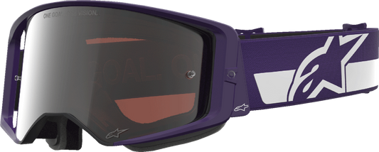 Lentes Supertech Limited Edition Hunta 96 XXV - Lentes Supertech - Hunta 96 XXV - Púrpura/Blanco - Lente de espejo plateada