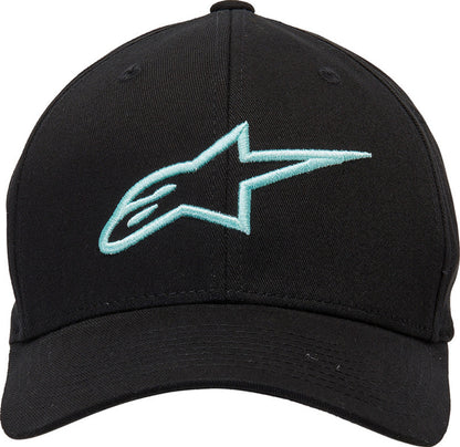 Gorra Alpinestars Ageless Curve - Negro/Aqua