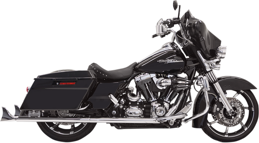 Silenciadores deslizantes Fishtail - Silenciadores Fishtail - Cromados - con deflector - 36" - 95-'16 Touring