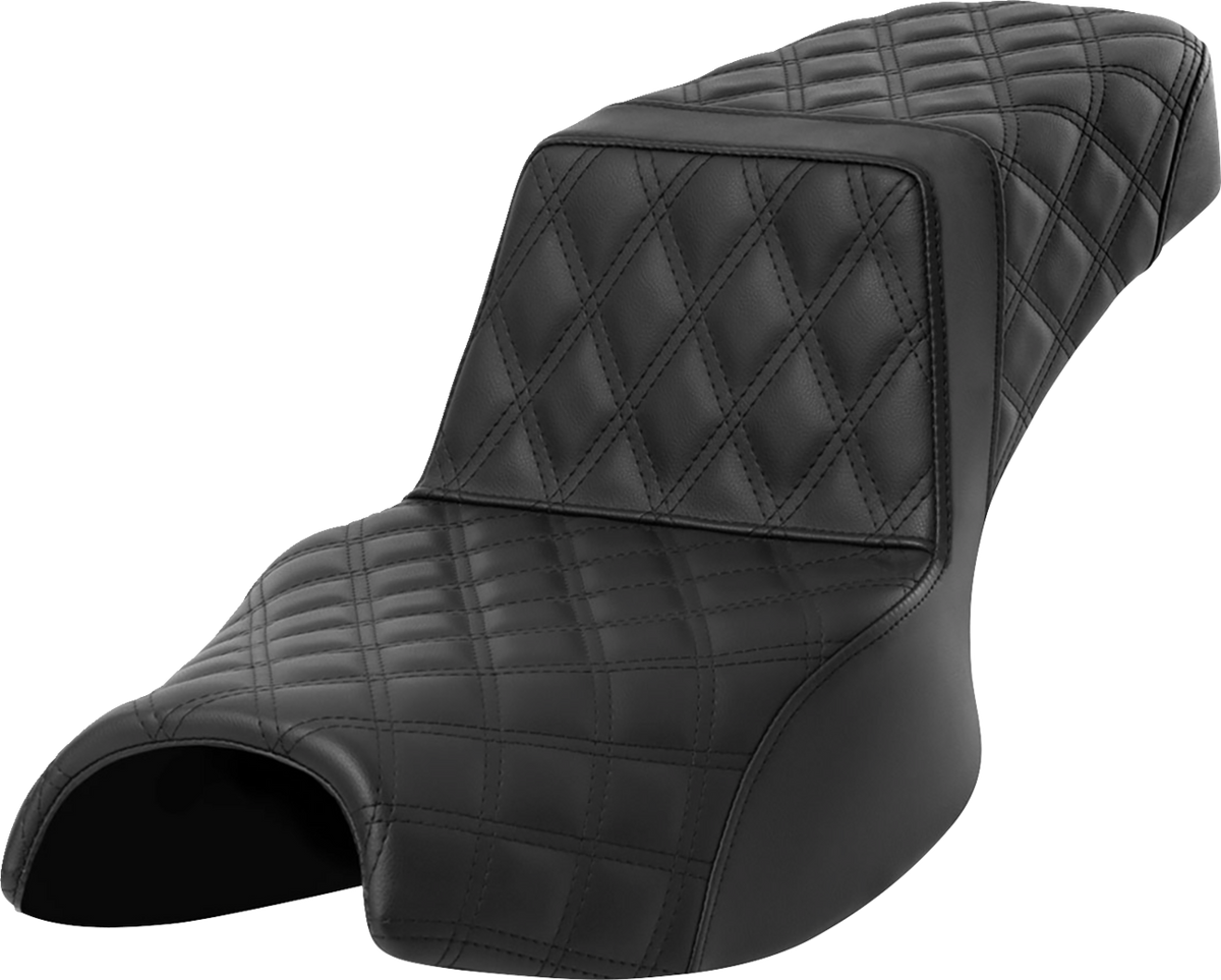 Asiento Saddlemen Step-Up Lattice Stitched Full Lattice Stitch Extended Reach Challenger '20-'24
