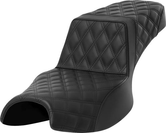 Asiento Saddlemen Step-Up Lattice Stitched Full Lattice Stitch Extended Reach Challenger '20-'24