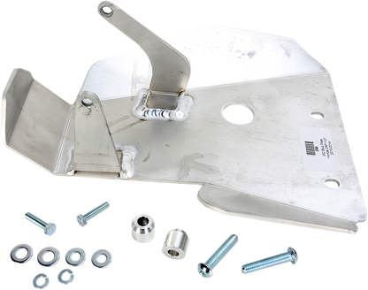 Placa protectora de aluminio — Placa protectora - Placa protectora - Plata - Honda - CRF110F