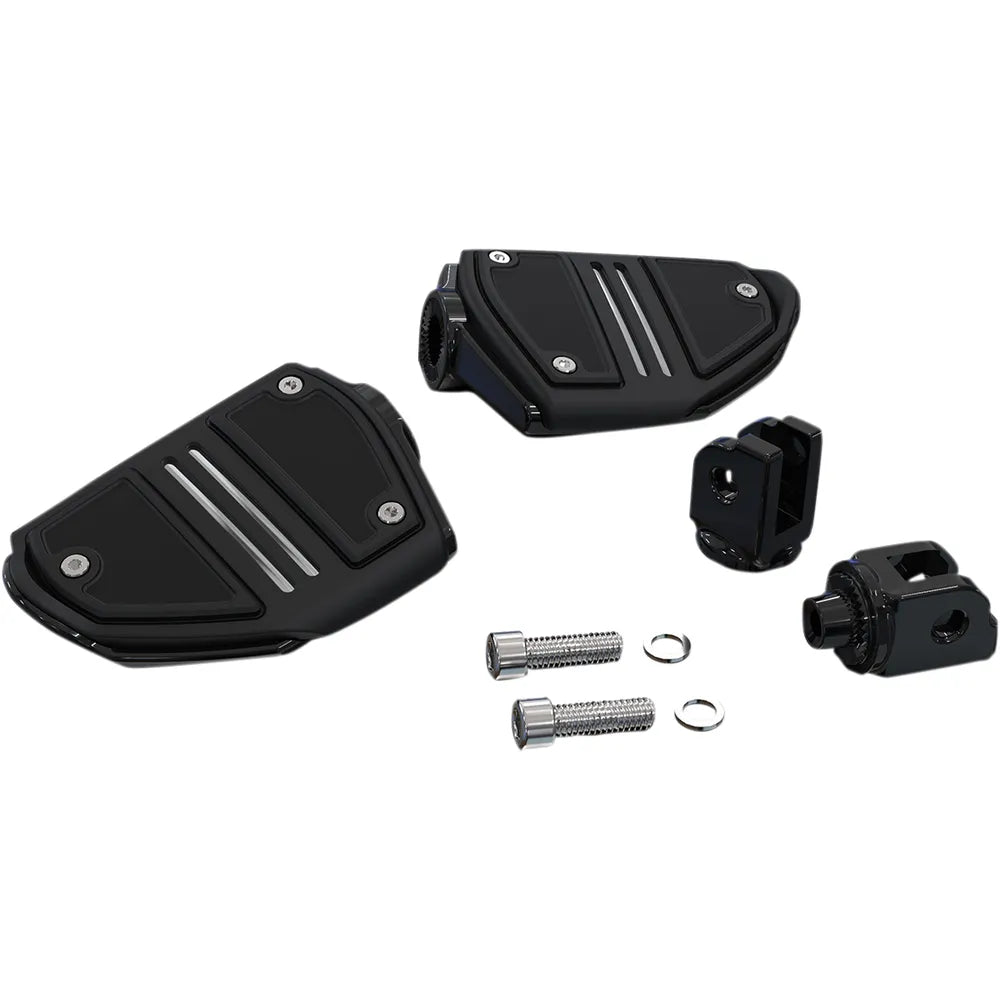 Twin Rail Footpeg - Black - Softail