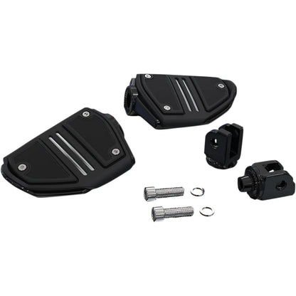Twin Rail Footpeg - Black - Softail