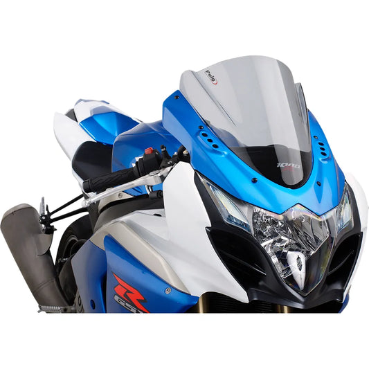 Parabrisas Z-Racing - Parabrisas de carrera - 14-1/4" - Ahumado - GSXR1000