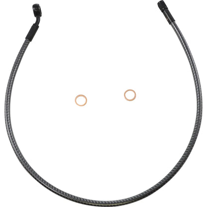 KARBONFIBR Designer Series Kit de freno superior delantero específico ABS - Línea de freno - Delantero - 12 mm - 35° - 28" - KARBONFIBR