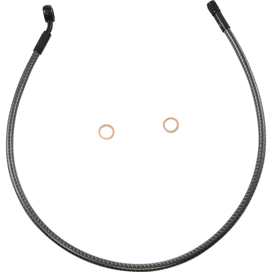 KARBONFIBR Designer Series Kit de freno superior delantero específico ABS - Línea de freno - Delantero - 12 mm - 35° - 28" - KARBONFIBR