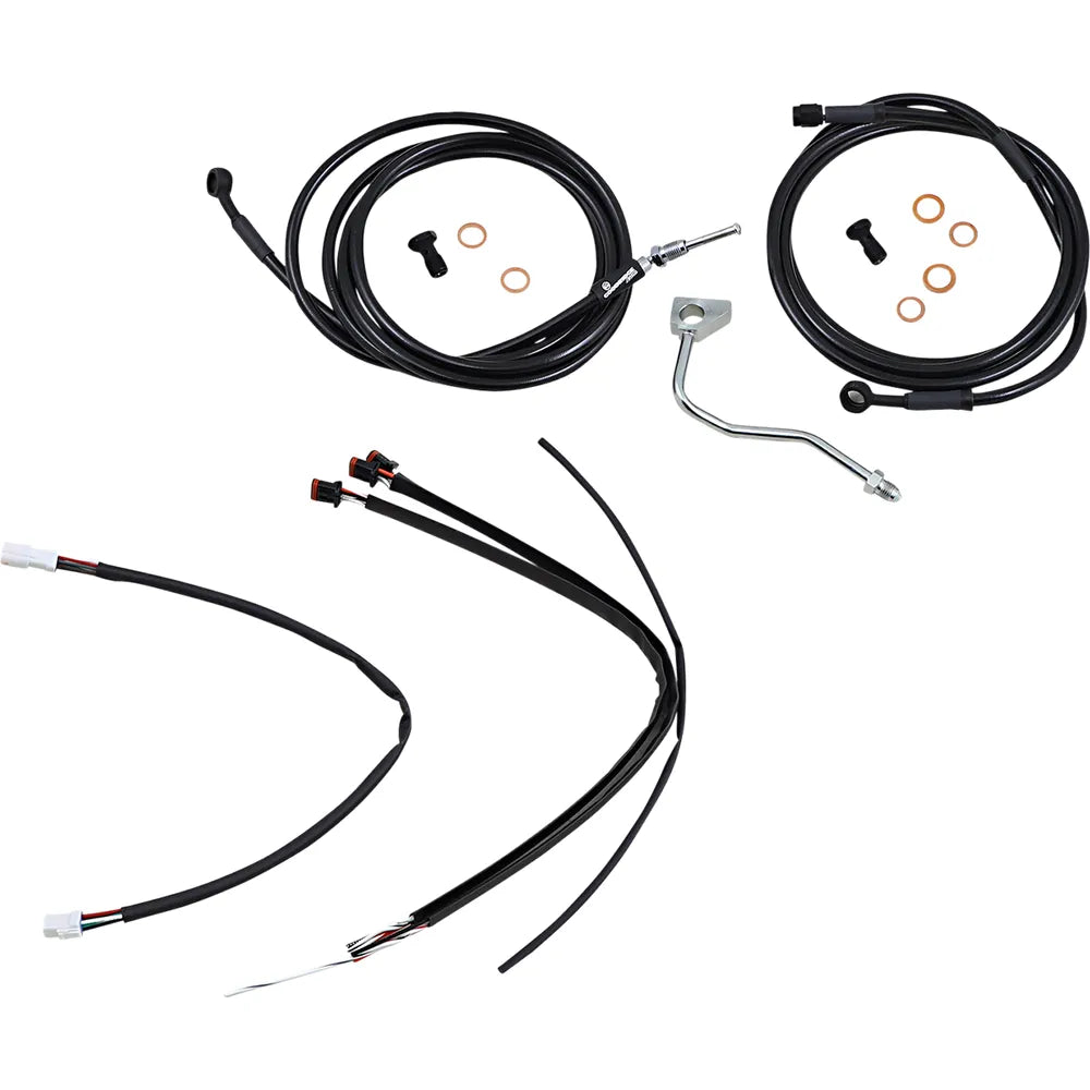 Juego de Controles ABS Cuelga Monos 14" Burly Brand712