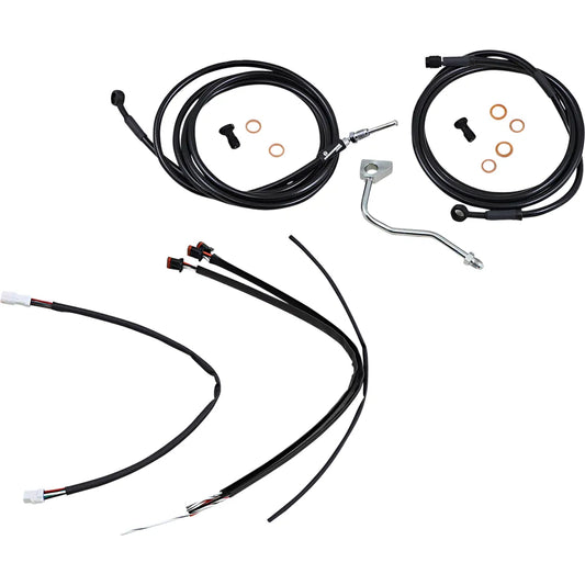 Juego de Controles ABS Cuelga Monos 14" Burly Brand712