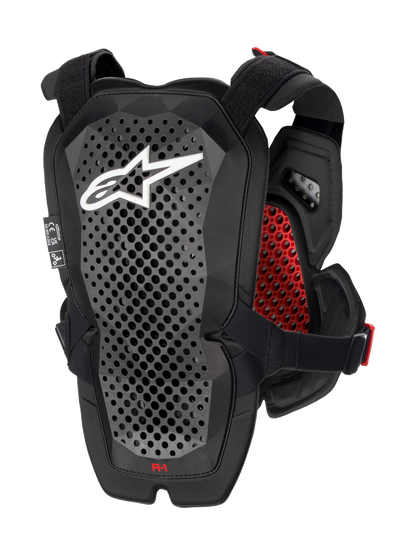 Guarda de pecho transpirable Alpinestars A-1 Pro - Negro/Rojo