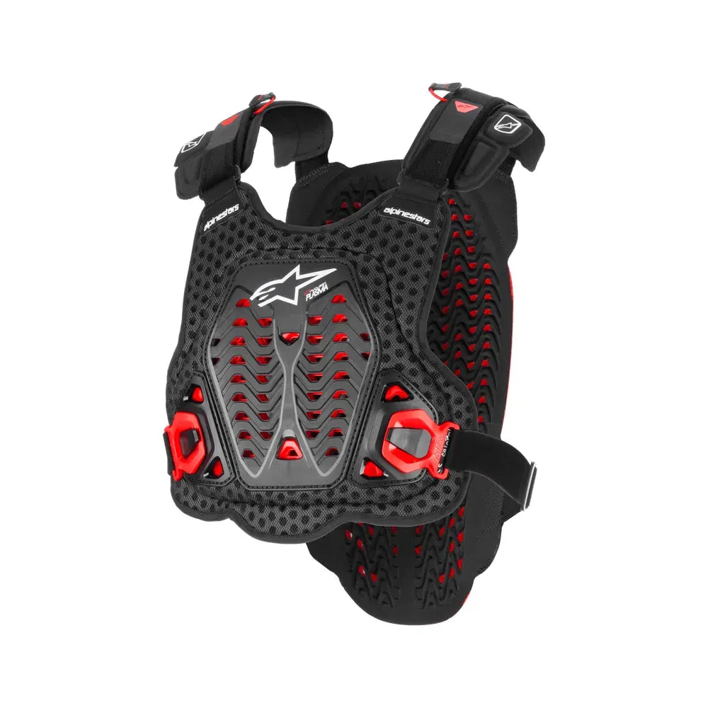 Protector de Pecho Alpinestars A-5 Plasma - Negro/Rojo/Blanco