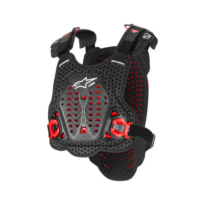 Protector de Pecho Alpinestars A-5 Plasma - Negro/Rojo/Blanco