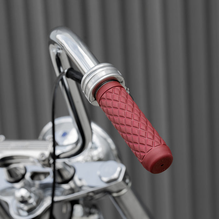 Cubiertas de puños Biltwell Torker 7/8" - oxblood