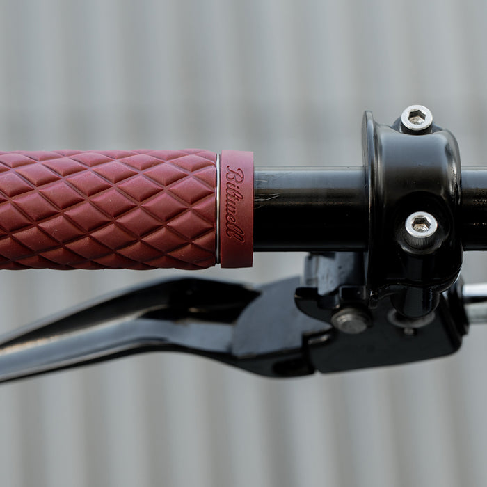 Cubiertas de puños Biltwell Torker 7/8" - oxblood