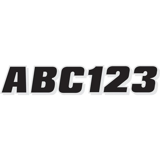 I.D. Sticker Kit - 320 Series - Black/Silver