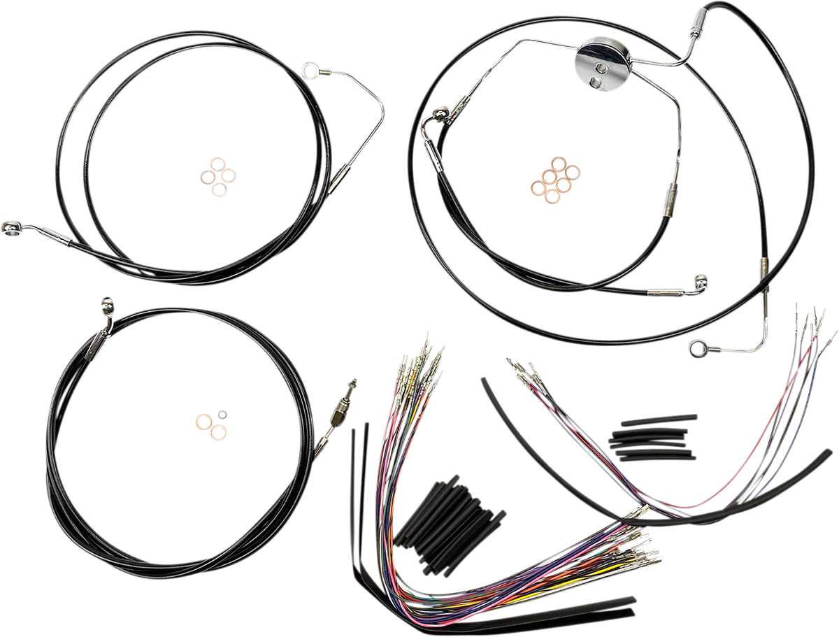 Kit de instalación de manillar XR - Kit de instalación de manillar XR - Colgadores Ape de 12"-14" - SE '08-'12 - Negro