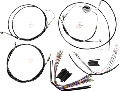 Kit de instalación de manillar XR - Kit de instalación de manillar XR - Colgadores Ape de 12"-14" - SE '08-'12 - Negro