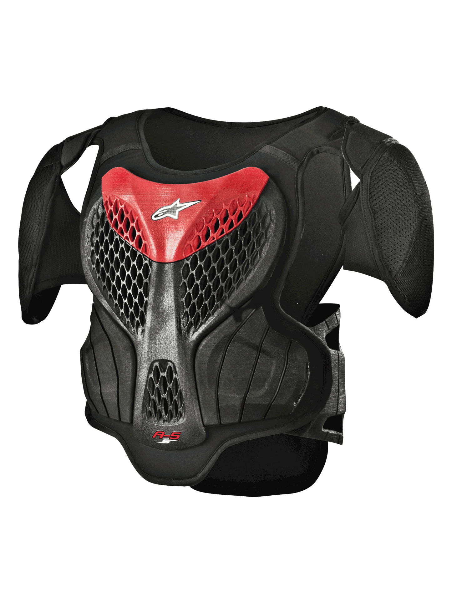 Protector pecho y espalda para niños Alpinestars - A-5s Negro/Rojo