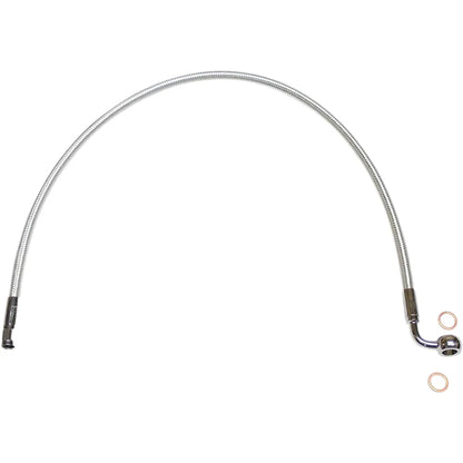 Kit de línea de freno delantero específico para ABS Designer Series de longitud alternativa - Línea de freno - 10 mm-90° - 32" - Sterling Chromite II