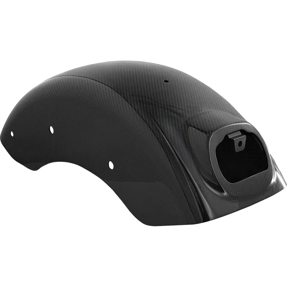 Guardabarros trasero de fibra de carbono para modelos softail