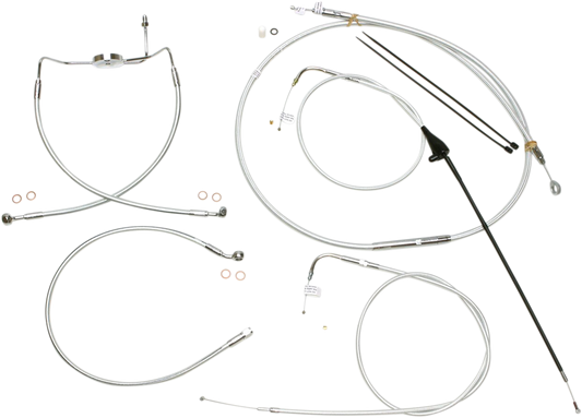 Kit de instalación de manillar de diseño Sterling Chromite II® - Kit de instalación de manillar de diseño Sterling Chromite II® - 10" - Touring '96-'06